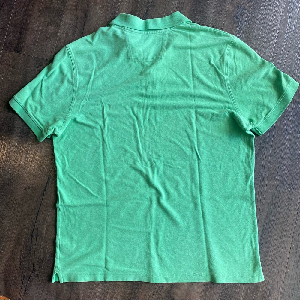 Banana Republic Bright Green Polo | L - Picture 5 of 6
